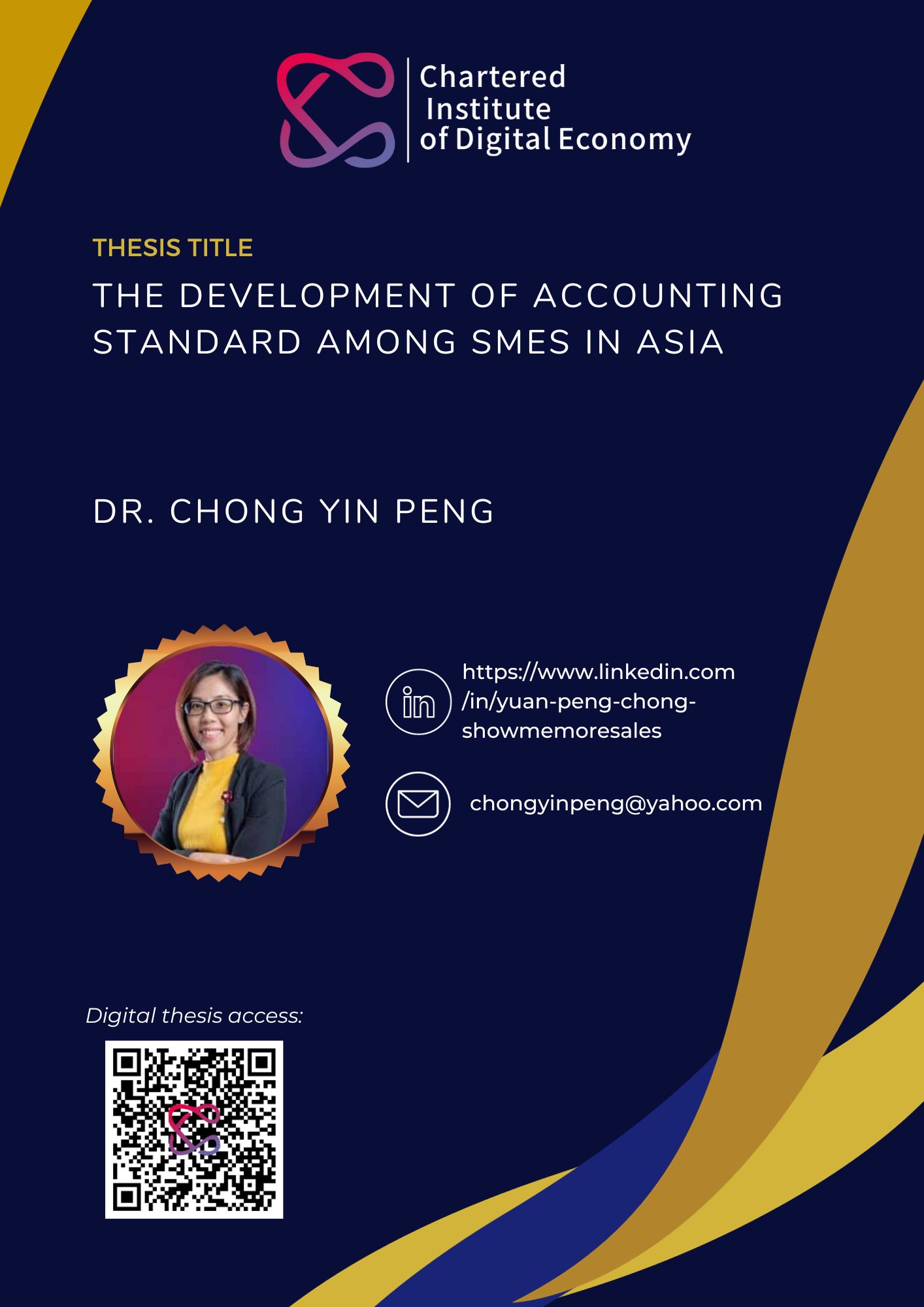 Dr. Chong Yin Peng | CIDE