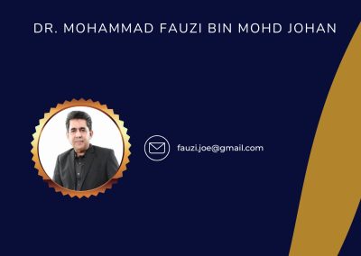 Dr. Mohammad Fauzi Bin Mohd Johan
